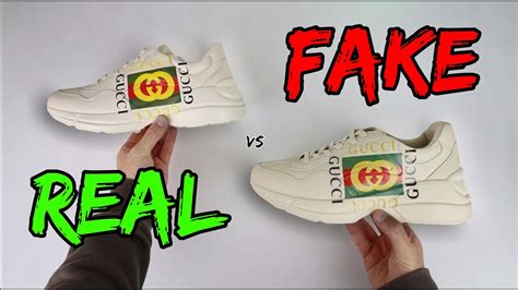 gucci rhyton sneakers real vs fake|gucci rhyton sneakers men's.